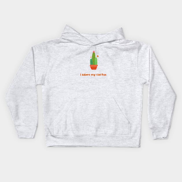 cactus lover Kids Hoodie by Serotonin